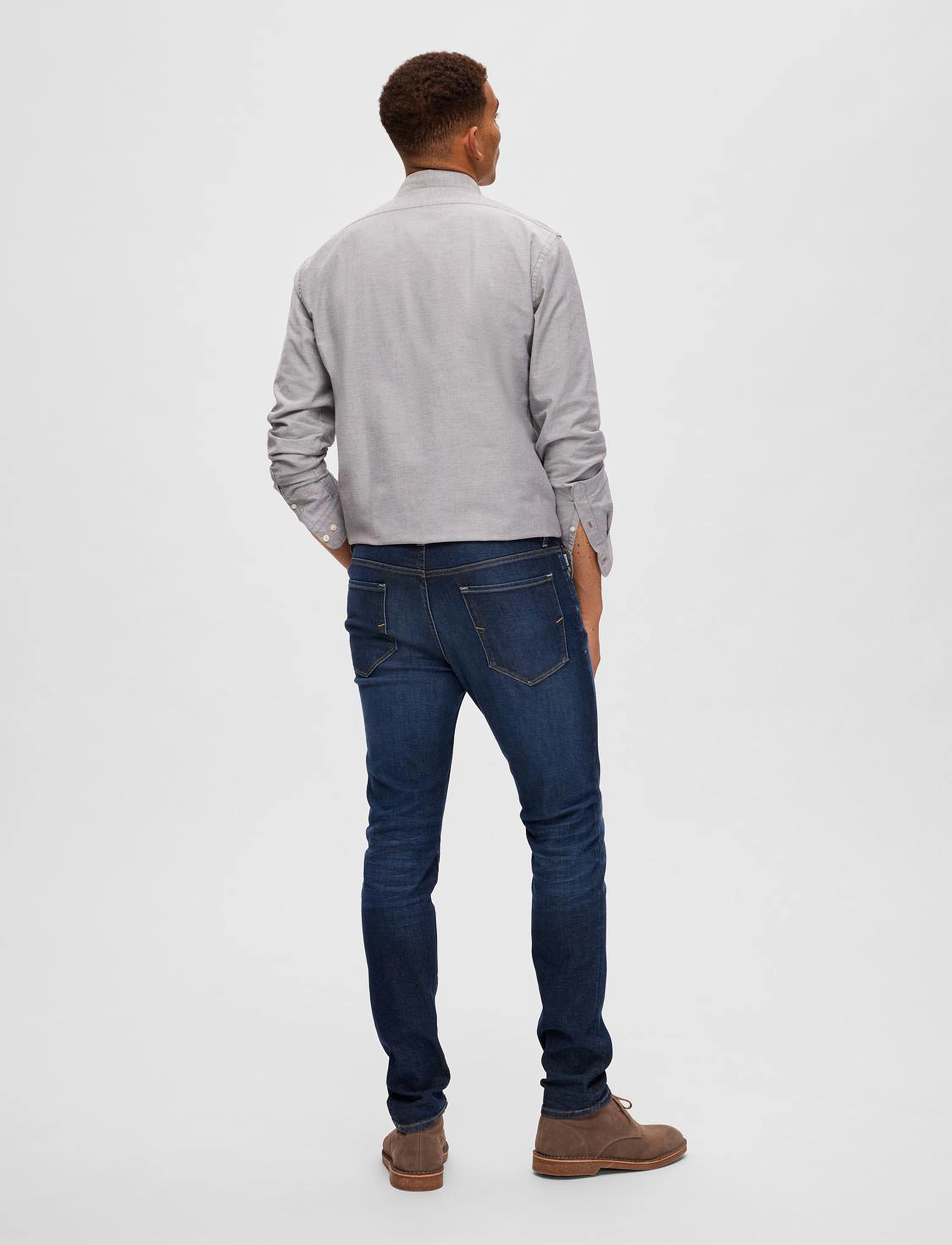 Selected - SLH175-SLIMLEON 31604 D.BLUE SOFT NOOS - dark blue denim - 3