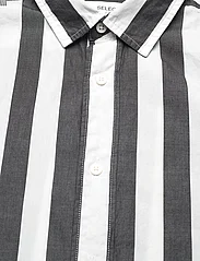 Selected Homme - SLHREGREDSTER SHIRT STRIPE LS W - casual overhemden - black - 2