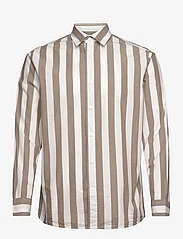 Selected Homme - SLHREGREDSTER SHIRT STRIPE LS W - casual overhemden - vetiver - 0