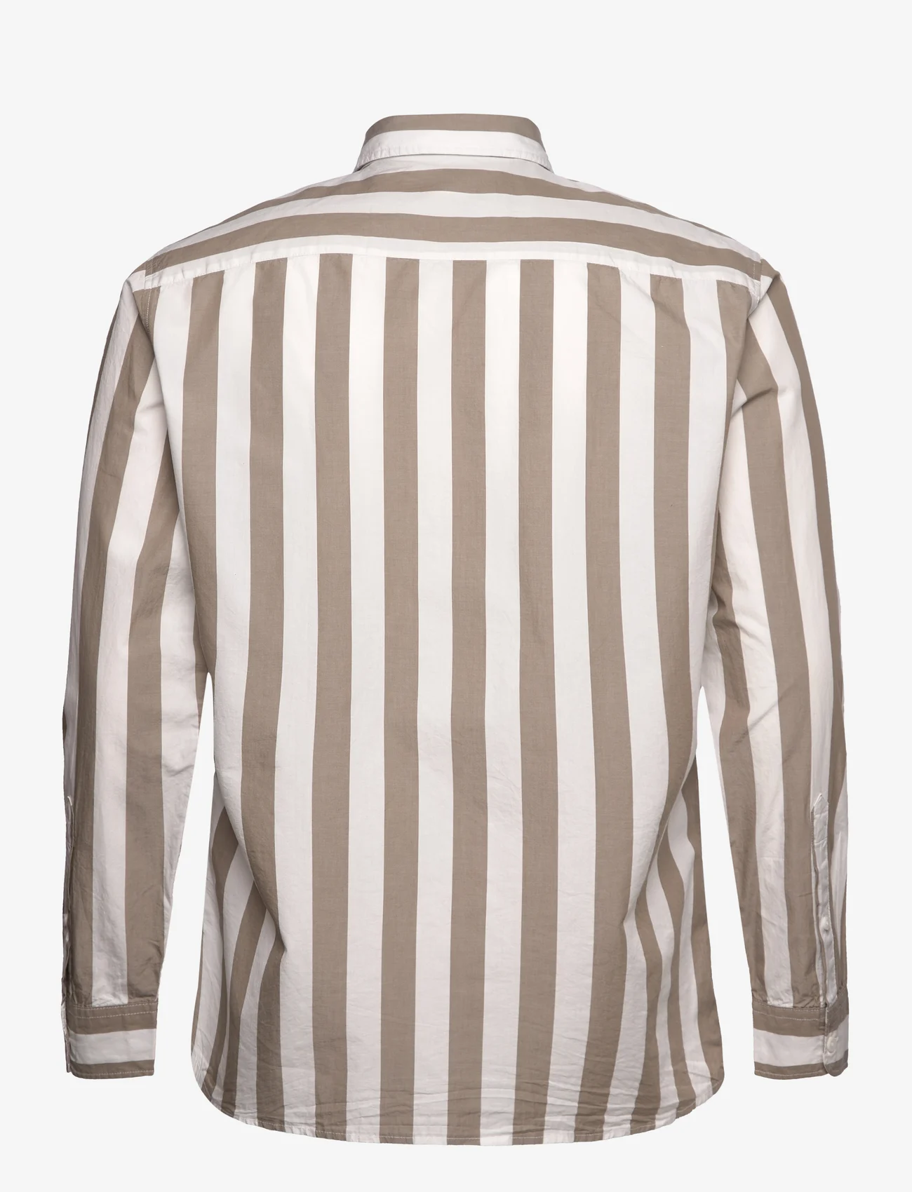 Selected Homme - SLHREGREDSTER SHIRT STRIPE LS W - casual overhemden - vetiver - 1