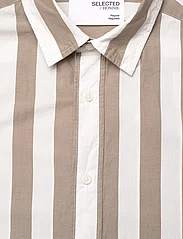 Selected Homme - SLHREGREDSTER SHIRT STRIPE LS W - casual overhemden - vetiver - 2