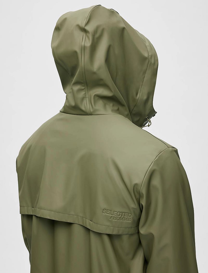 Selected - SLHMAGNUS RAIN JKT - regnjakker - deep lichen green - 4