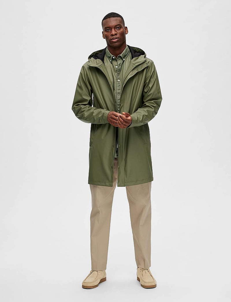 Selected - SLHMAGNUS RAIN JKT - regnjakker - deep lichen green - 5