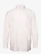 SLHREGPURE-LINEN SHIRT LS BUTTON DOWN B - BRIGHT WHITE