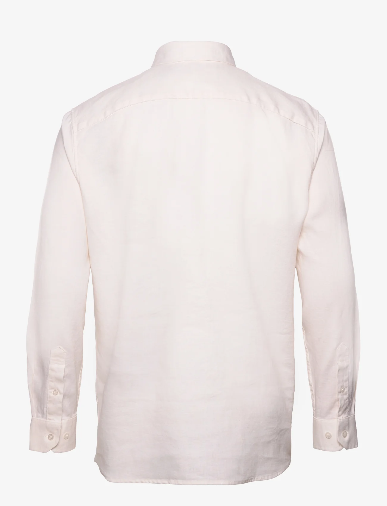 Selected Homme - SLHREGPURE-LINEN SHIRT LS BUTTON DOWN B - linneskjortor - bright white - 1