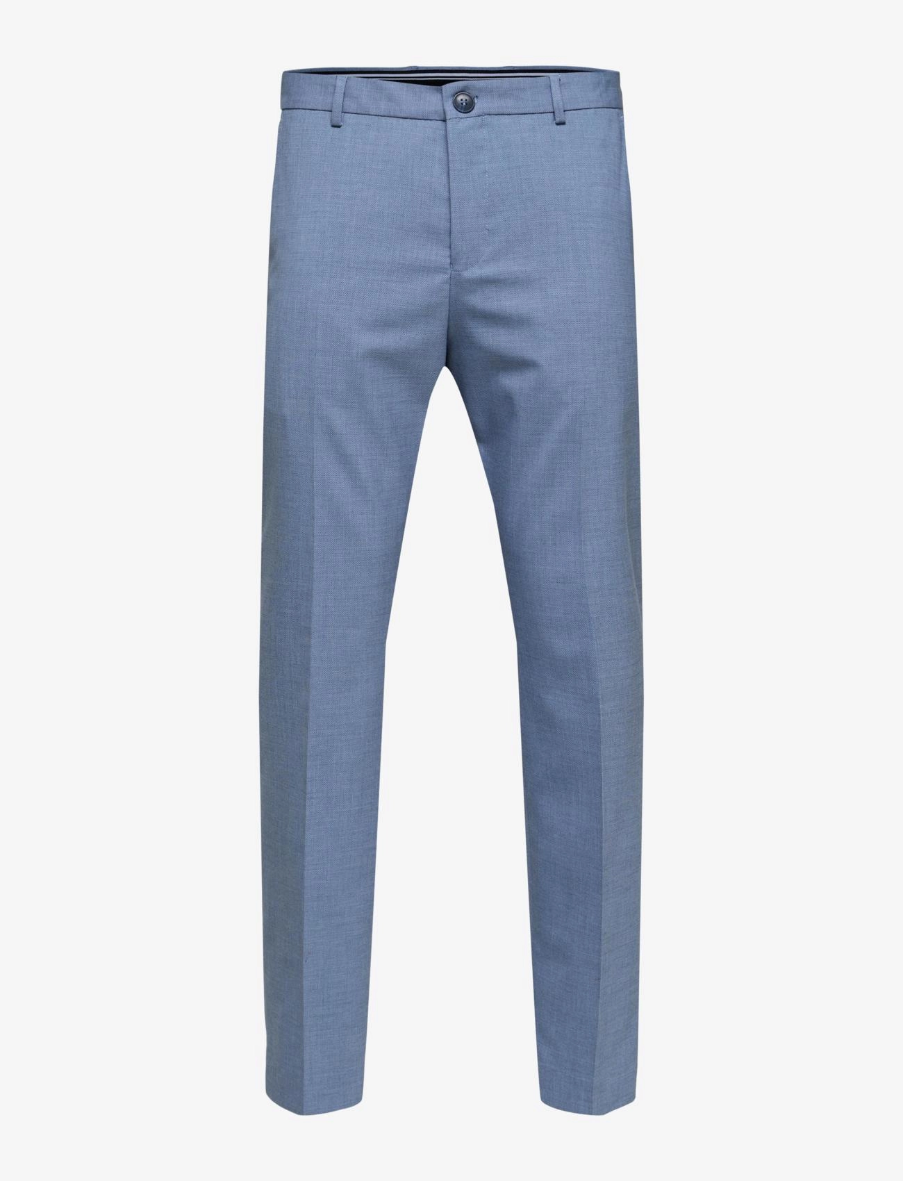 Selected Homme - SLHSLIM-TIMELIAM LT BLU STRUC TRS FLEX B - light blue - 0