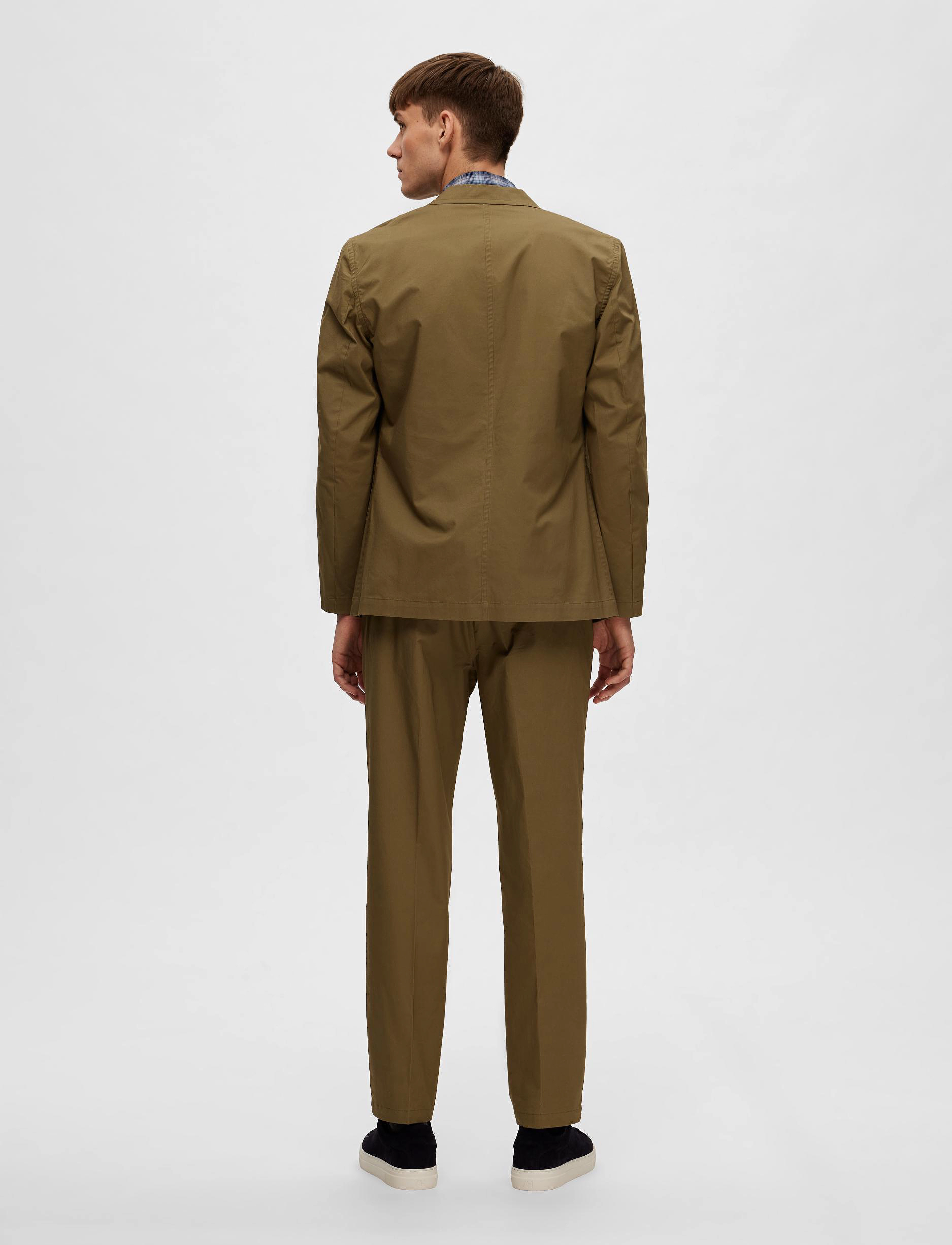 Selected - SLHREG-LOIK BLZ W - burnt olive - 2