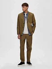 Selected Homme - SLHREG-LOIK BLZ W - double breasted blazers - burnt olive - 3