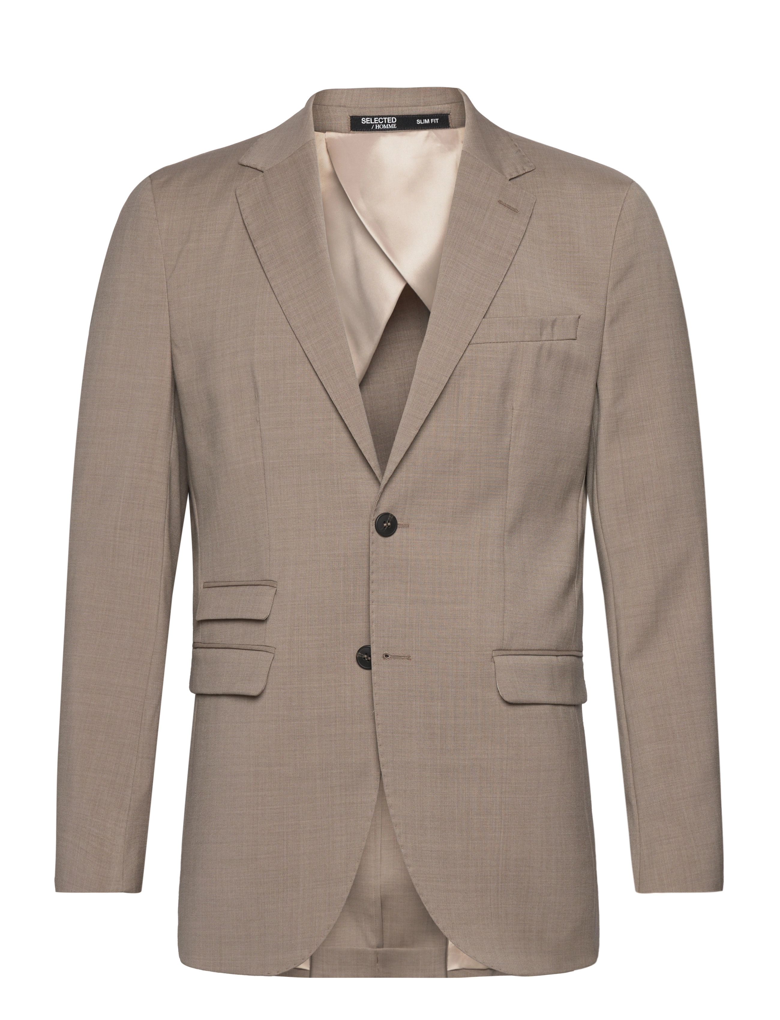 Selected SLHSLIM-MYLOELTON WOOL BLZ NOOS - 4 for 3 - SAND / beige