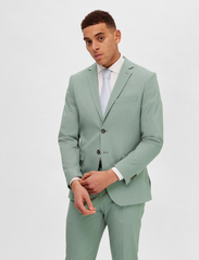 Selected Homme - SLHSLIM-LIAM BLZ FLEX B - double breasted blazers - granite green - 1