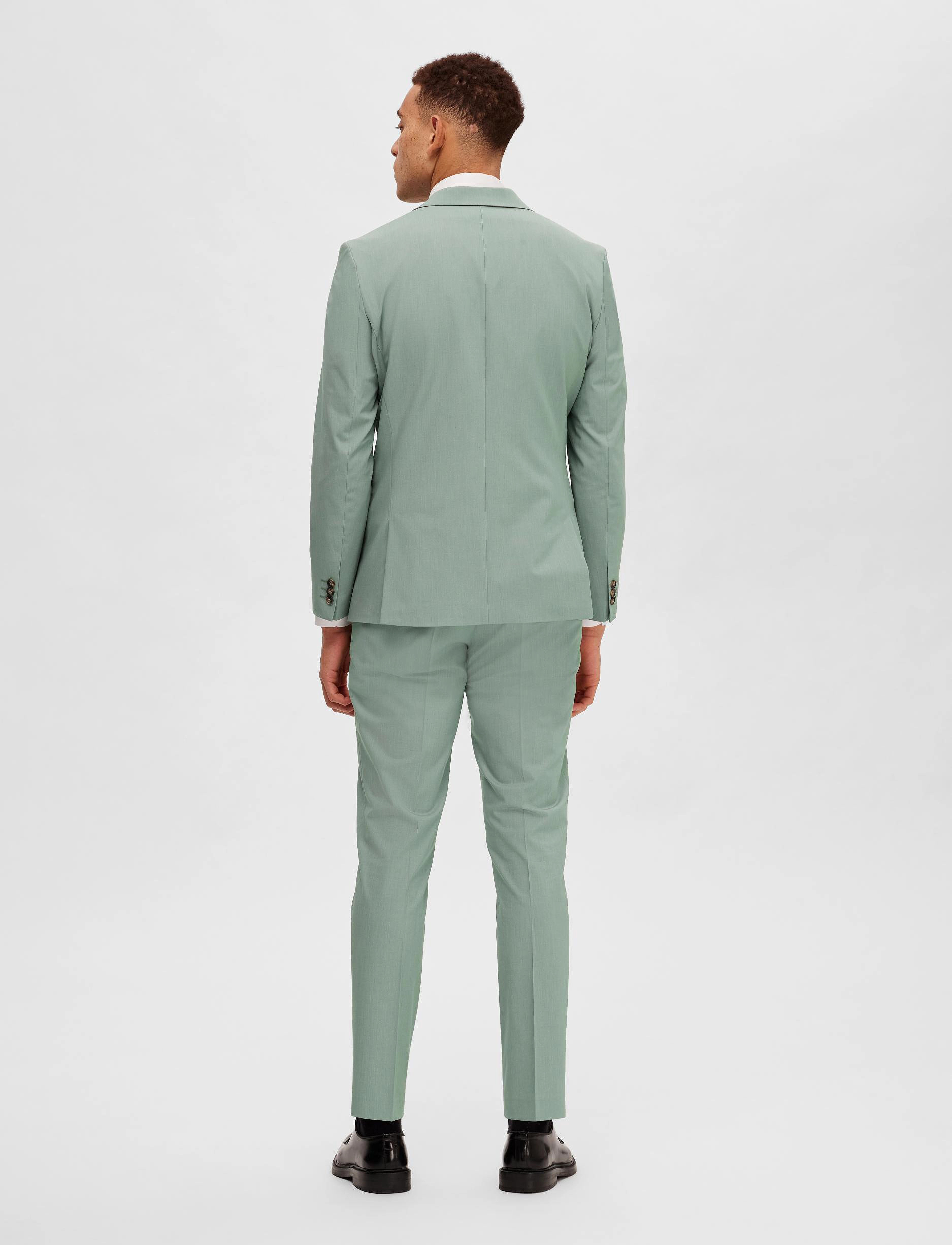 Selected - SLHSLIM-LIAM BLZ FLEX B - granite green - 2
