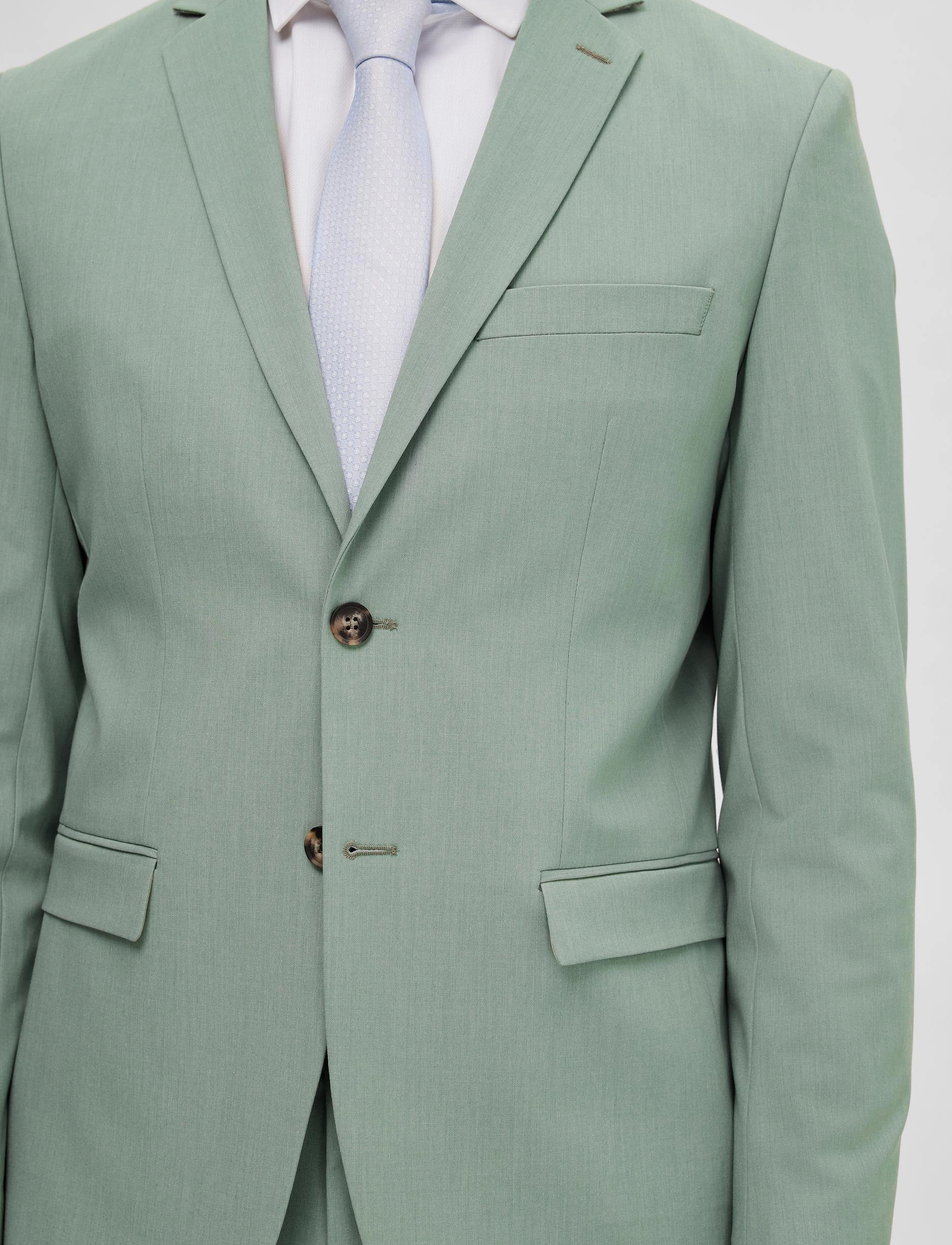 Selected - SLHSLIM-LIAM BLZ FLEX B - granite green - 5