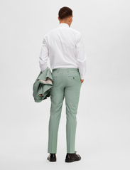 Selected Homme - SLHSLIM-LIAM TRS FLEX B - kostymbyxor - granite green - 2