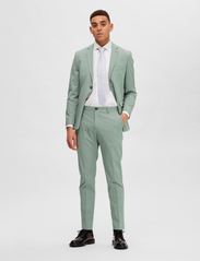 Selected Homme - SLHSLIM-LIAM TRS FLEX B - kostymbyxor - granite green - 5