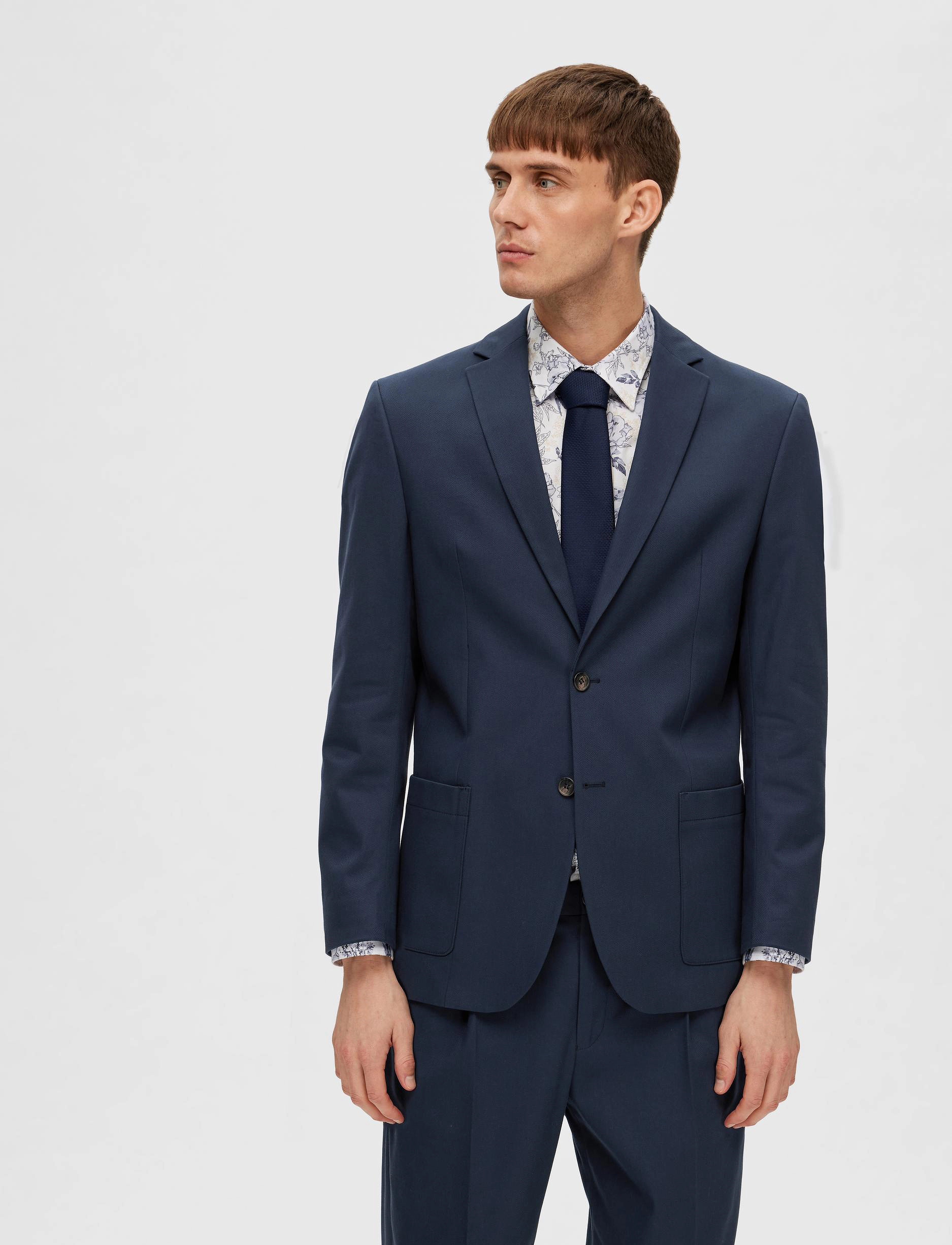 Selected - SLHCOMFORT-GIBSON COTTON BLZ B - navy blazer - 1