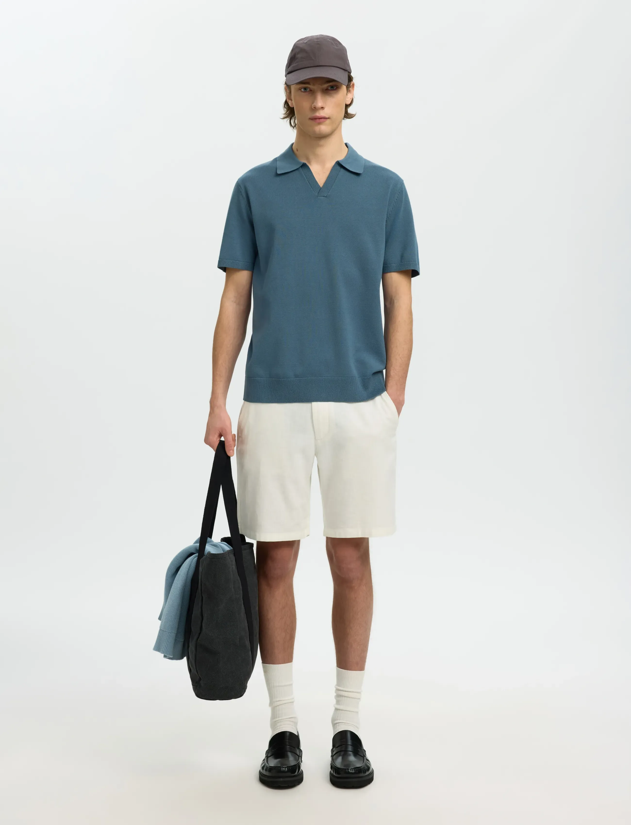 Slhteller Ss Knit Polo Noos 5