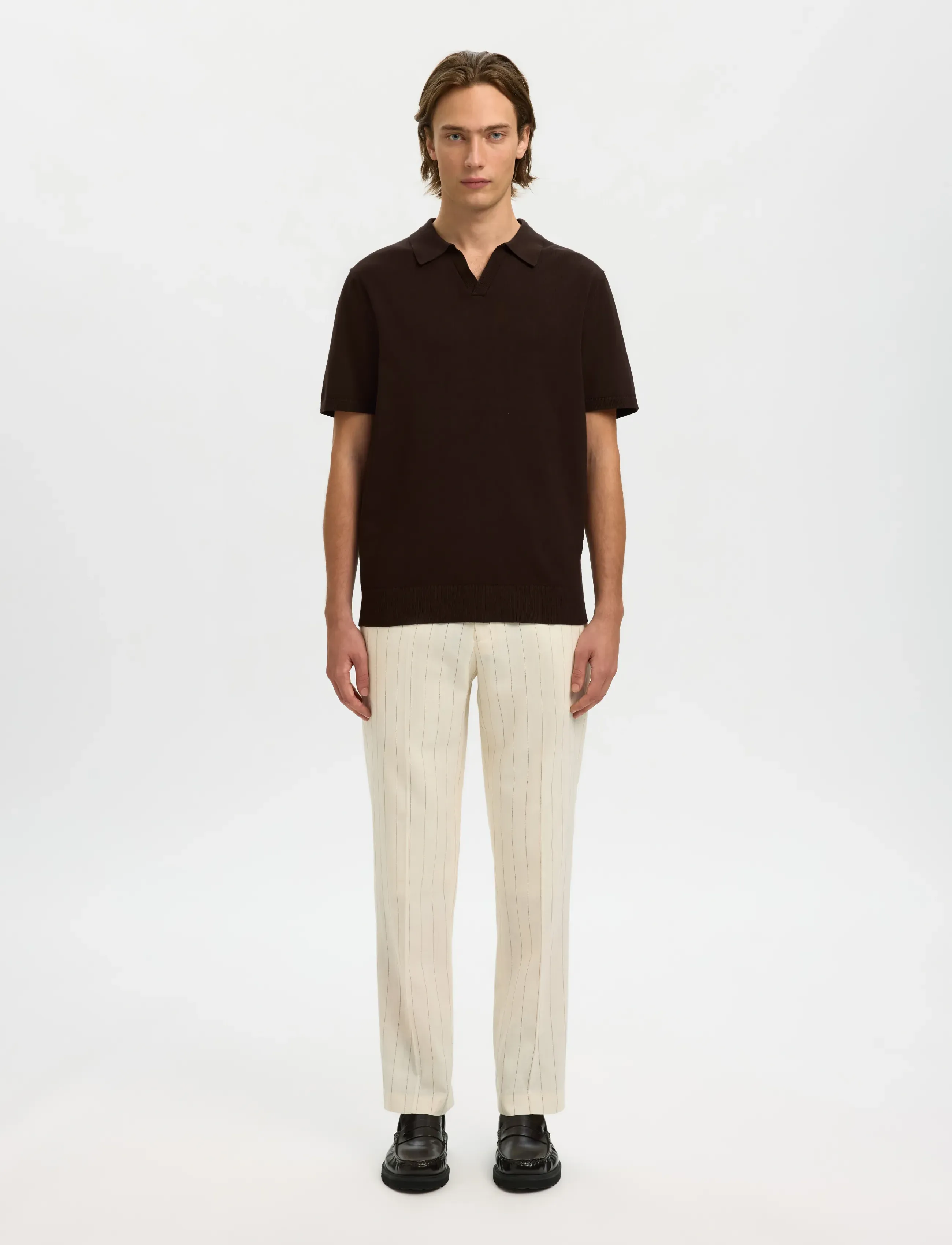 Slhteller Ss Knit Polo Noos 3