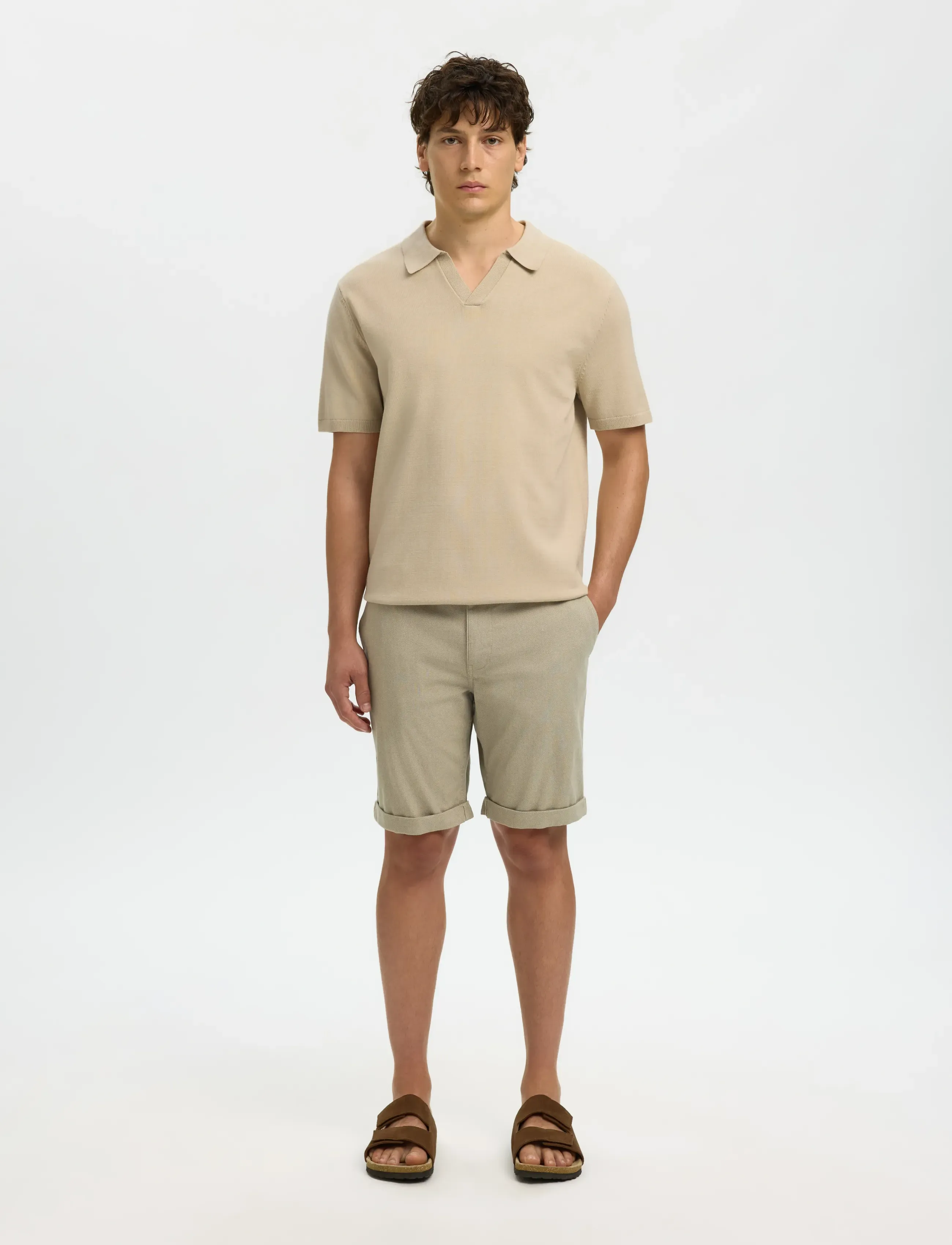 Slhteller Ss Knit Polo Noos 3