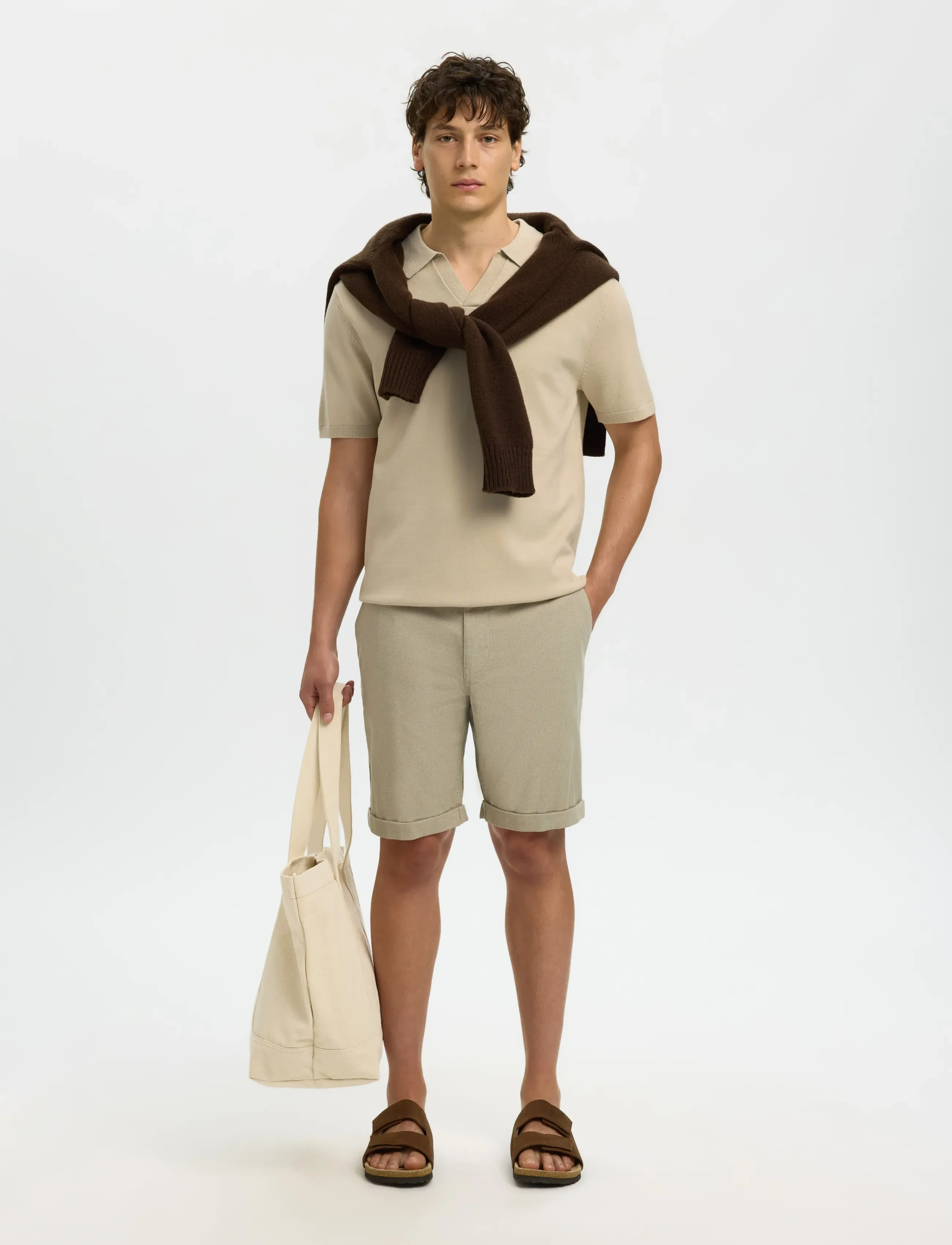 Slhteller Ss Knit Polo Noos 5