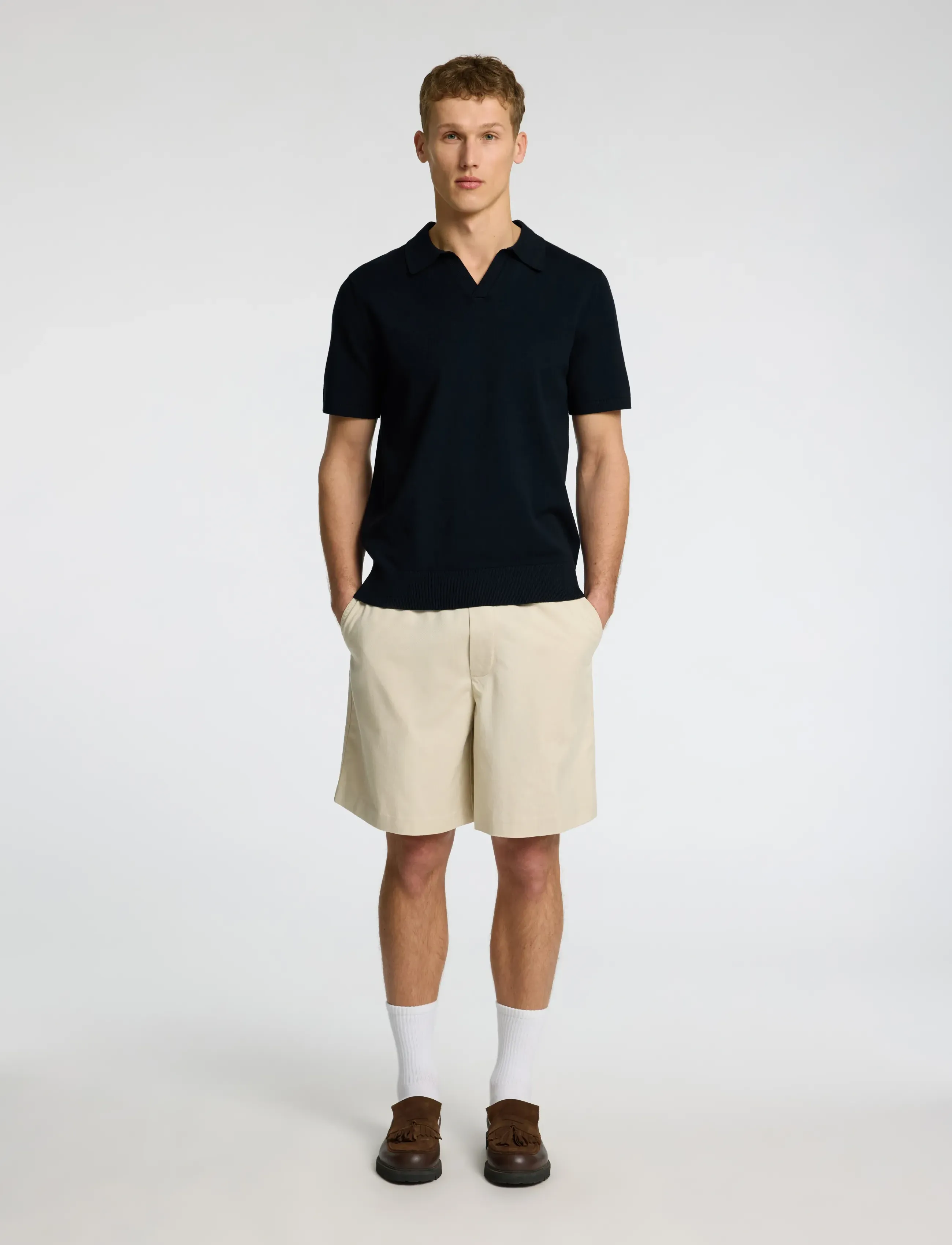 Slhteller Ss Knit Polo Noos 3