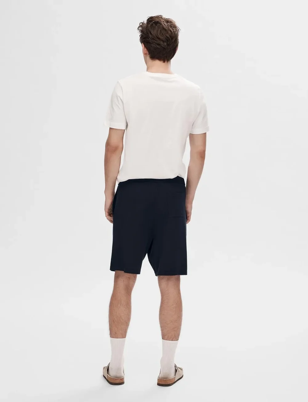 Selected - SLHTELLER KNIT SHORTS - sweatshorts - sky captain - 2