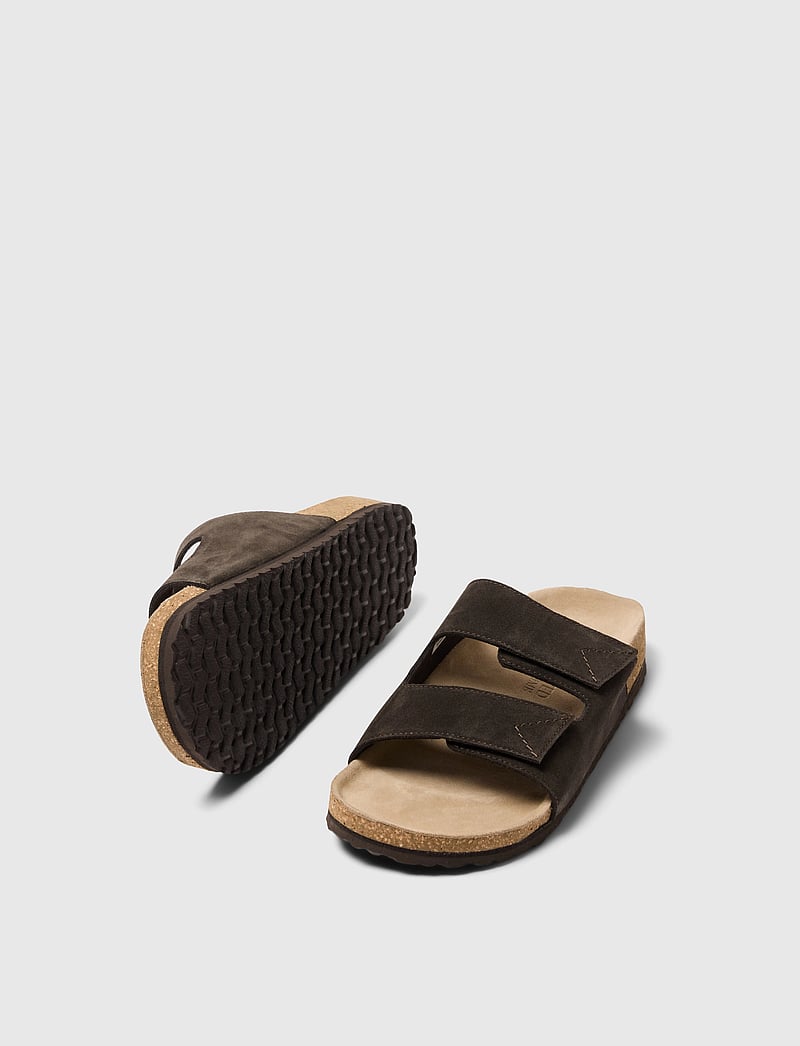 Selected - SLHBASTIAN SUEDE STRAP SLIDER - kollektioner - demitasse - 3