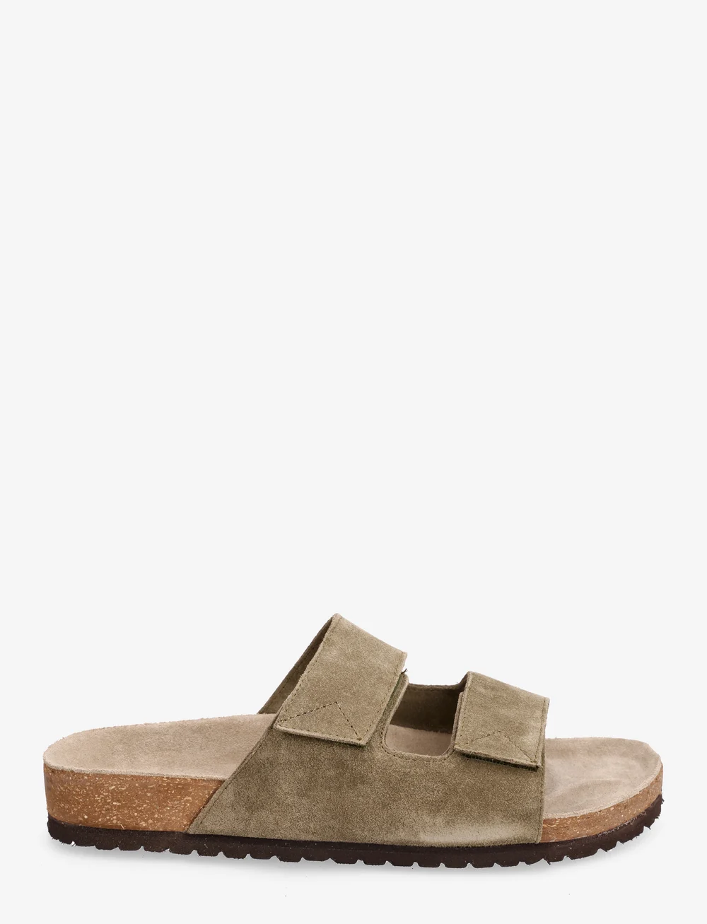 Selected - SLHBASTIAN SUEDE STRAP SLIDER B - kolekcijos - grape leaf - 2