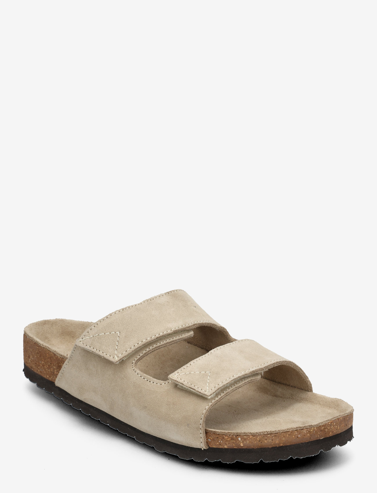Selected - SLMBASTIAN SUEDE STRAP SLIDER - shop efter anledning - sand - 1