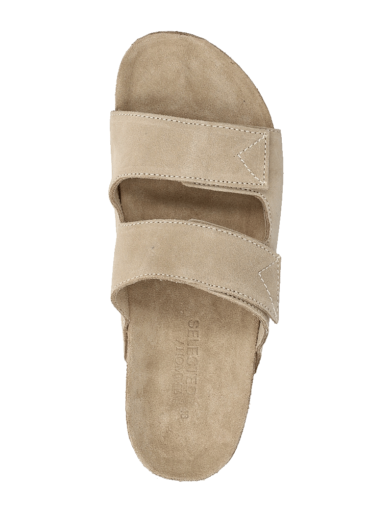 Selected - SLMBASTIAN SUEDE STRAP SLIDER - nach anlass kaufen - sand - 4