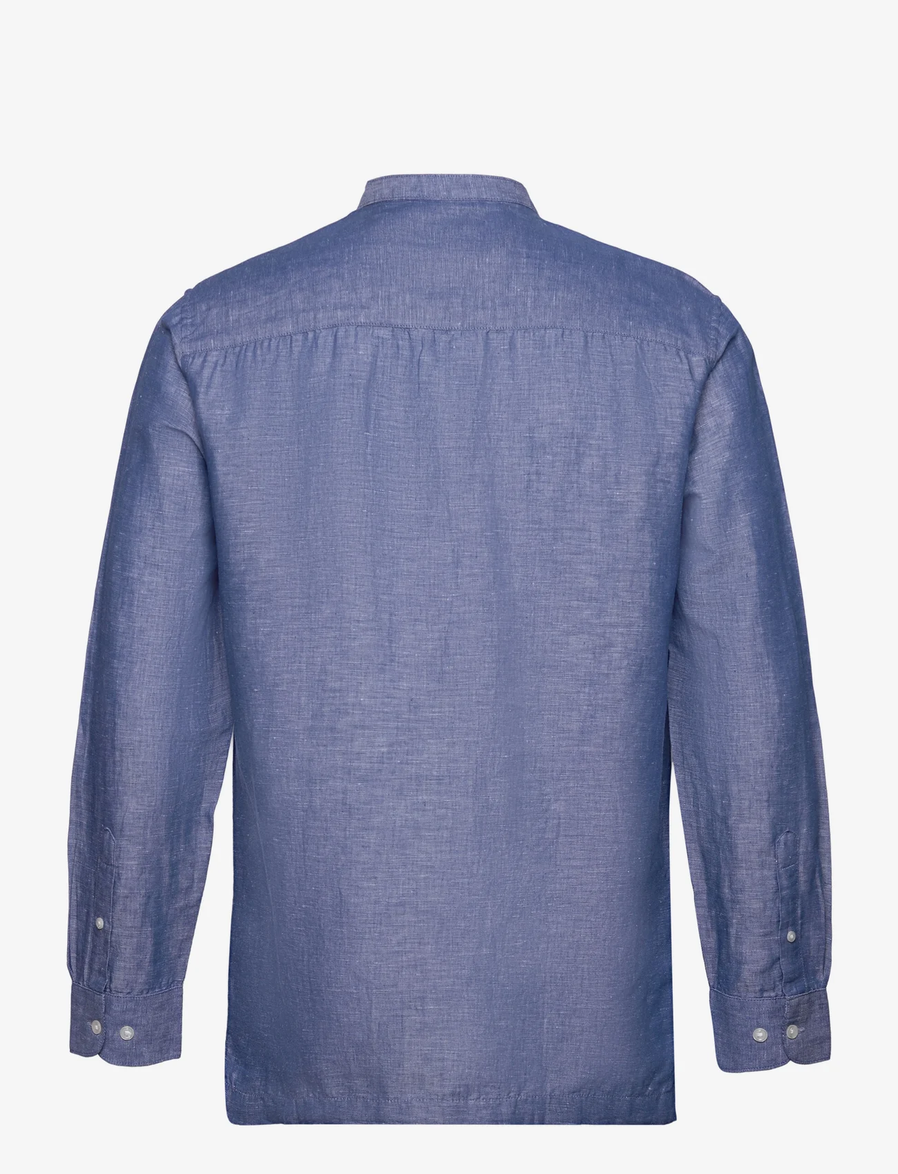 Selected Homme - SLHREGRICK-LINEN SHIRT LS TUNICA  W - linen shirts - medium blue denim - 1