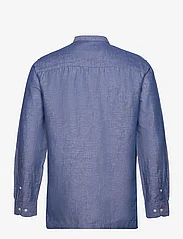 Selected Homme - SLHREGRICK-LINEN SHIRT LS TUNICA  W - linneskjortor - medium blue denim - 1