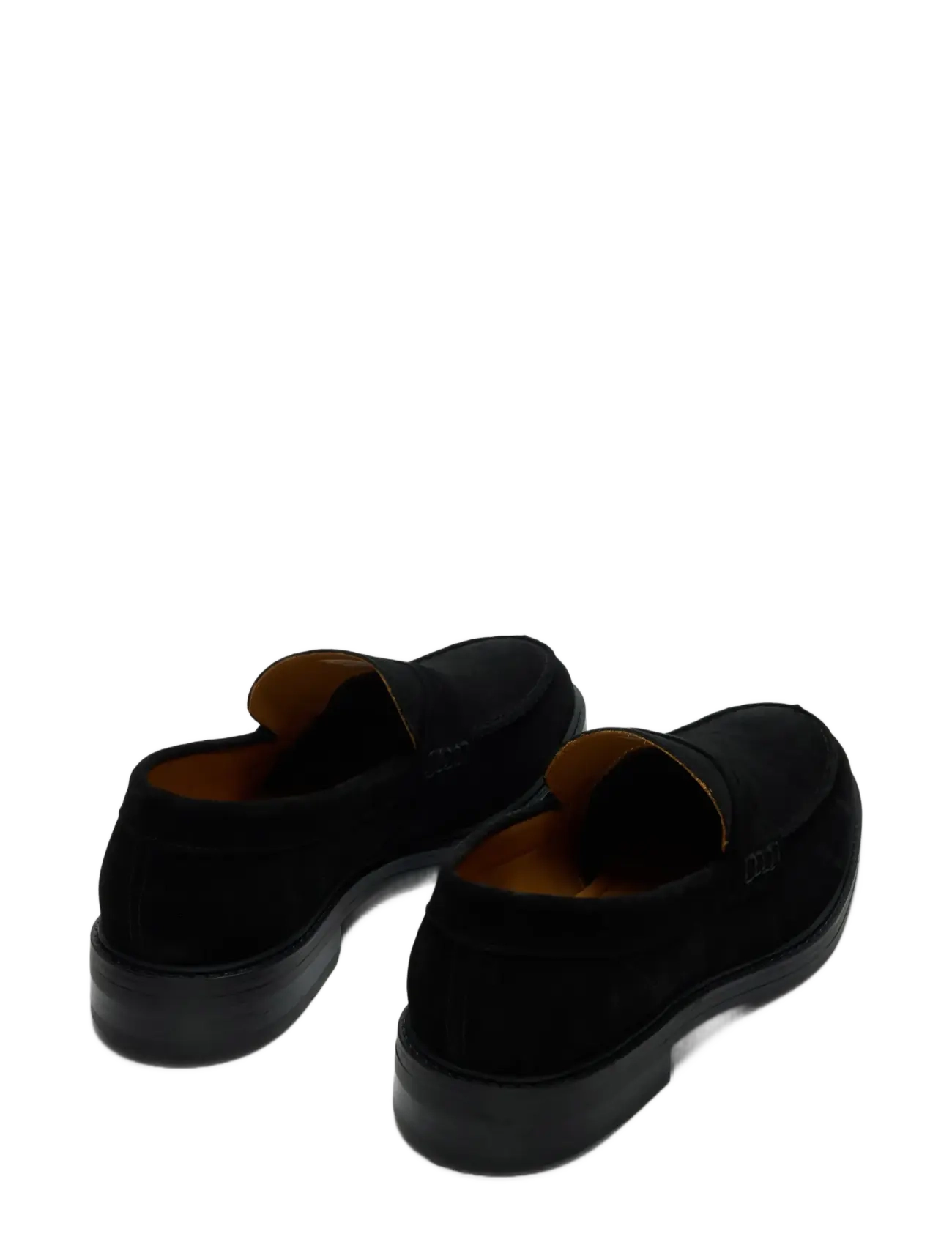 Selected - SLMBLAKE SUEDE PENNY LOAFER - nach anlass kaufen - black - 1