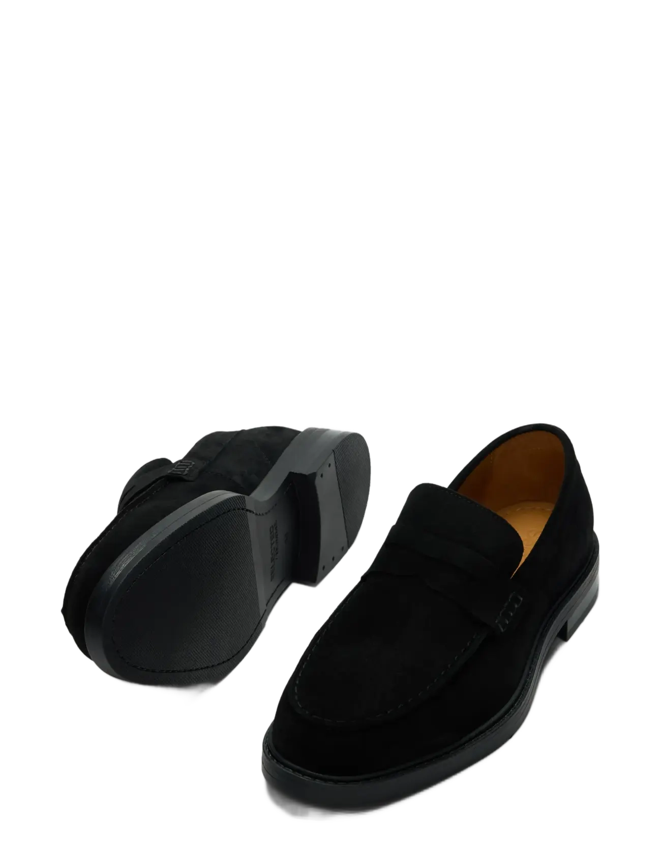 Selected - SLMBLAKE SUEDE PENNY LOAFER - nach anlass kaufen - black - 2