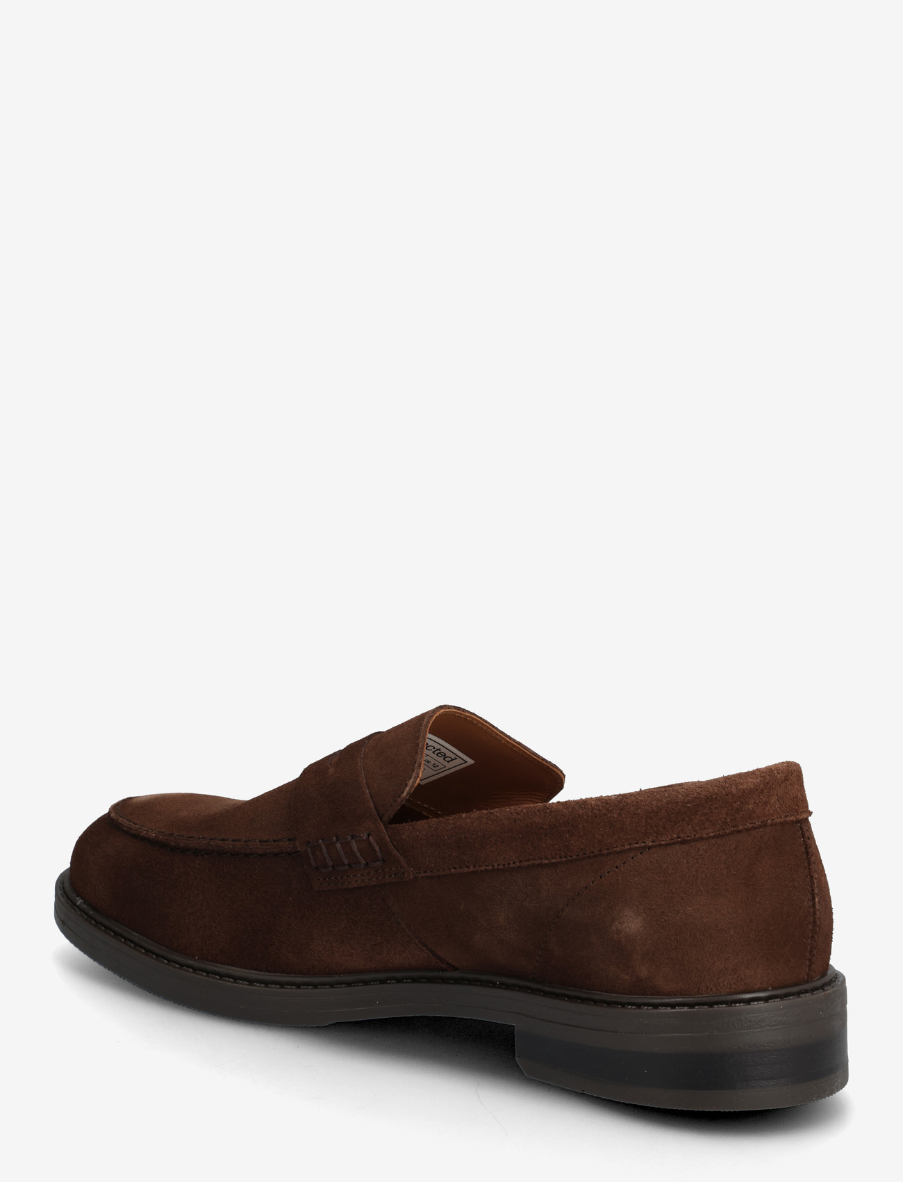 Selected - SLMBLAKE SUEDE PENNY LOAFER - shoppa efter stil - chocolate brown - 2