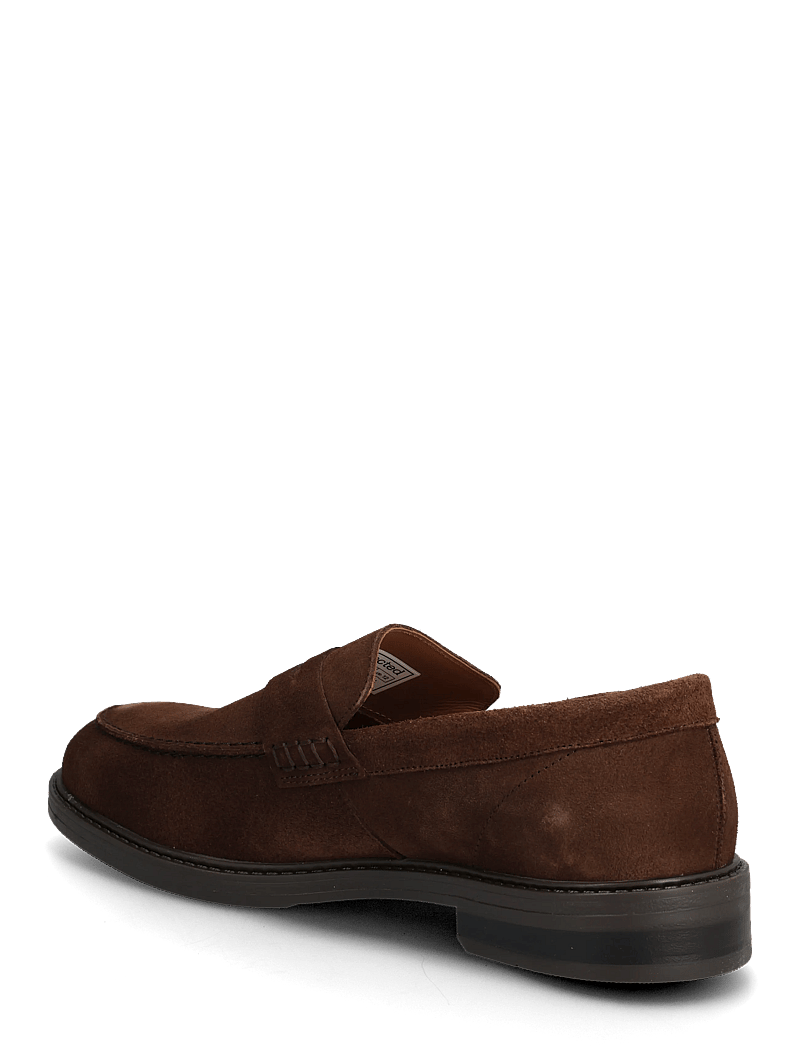 Selected - SLMBLAKE SUEDE PENNY LOAFER - shoppa efter stil - chocolate brown - 2
