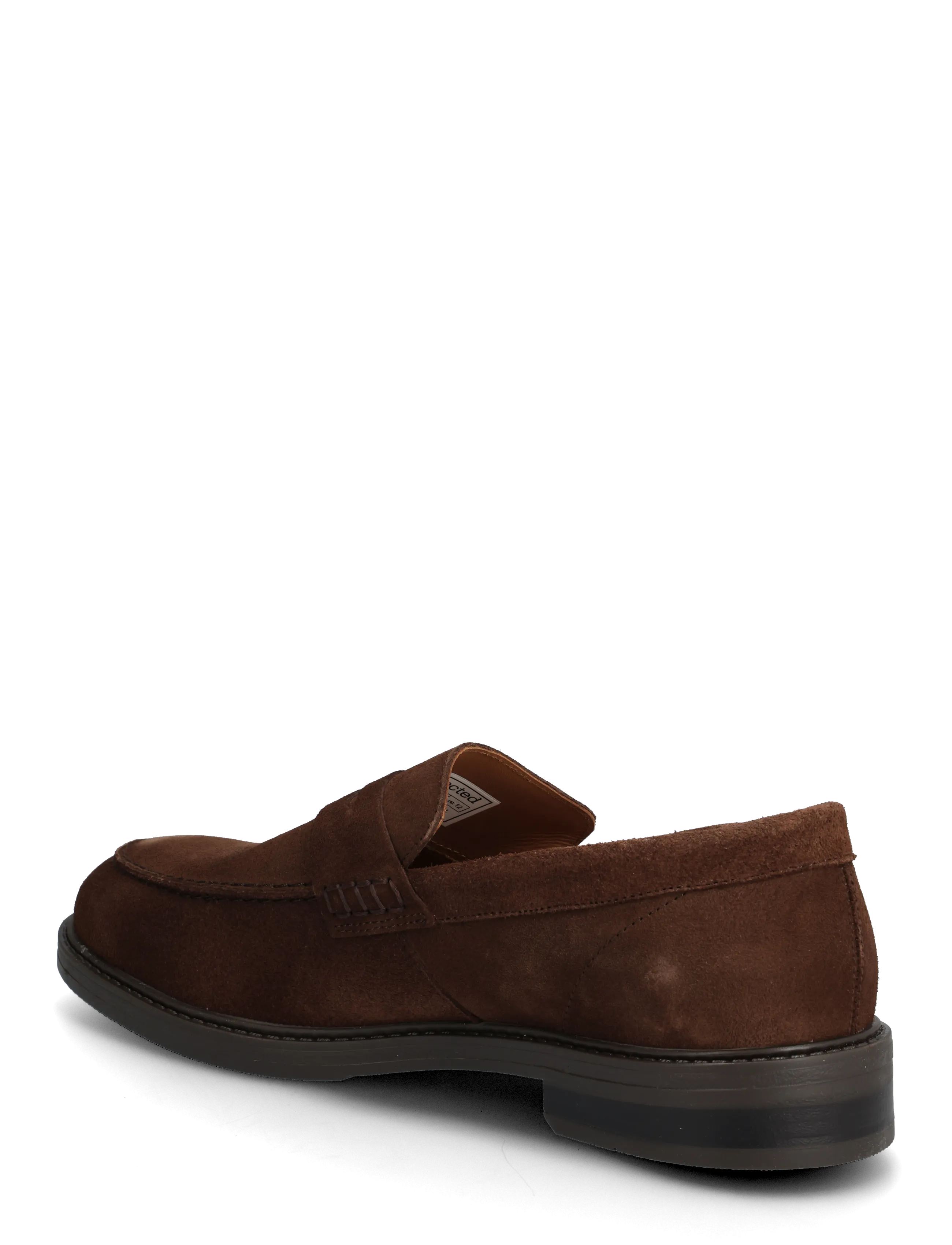 Selected - SLMBLAKE SUEDE PENNY LOAFER - mallistot - chocolate brown - 2