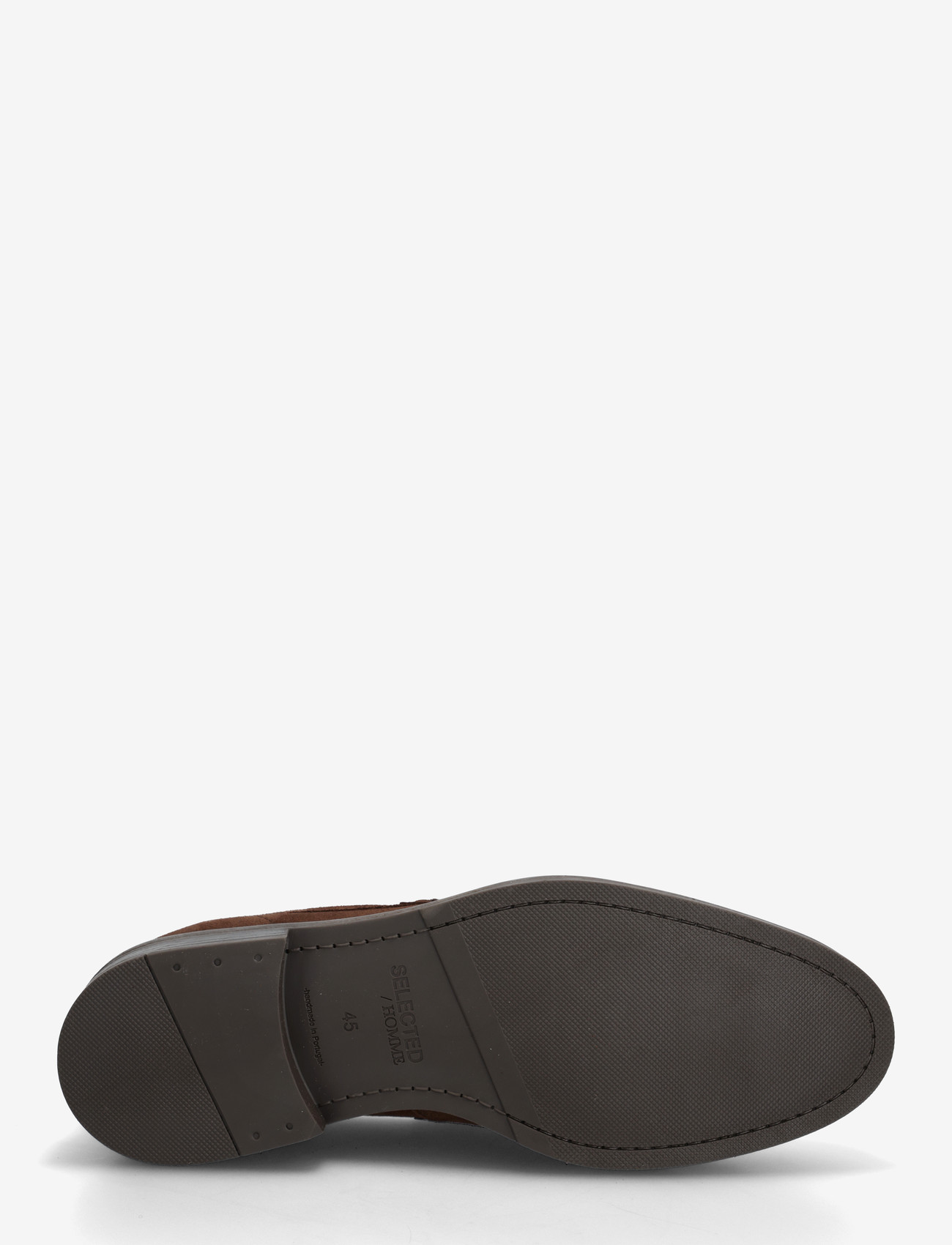 Selected - SLMBLAKE SUEDE PENNY LOAFER - shoppa efter stil - chocolate brown - 4