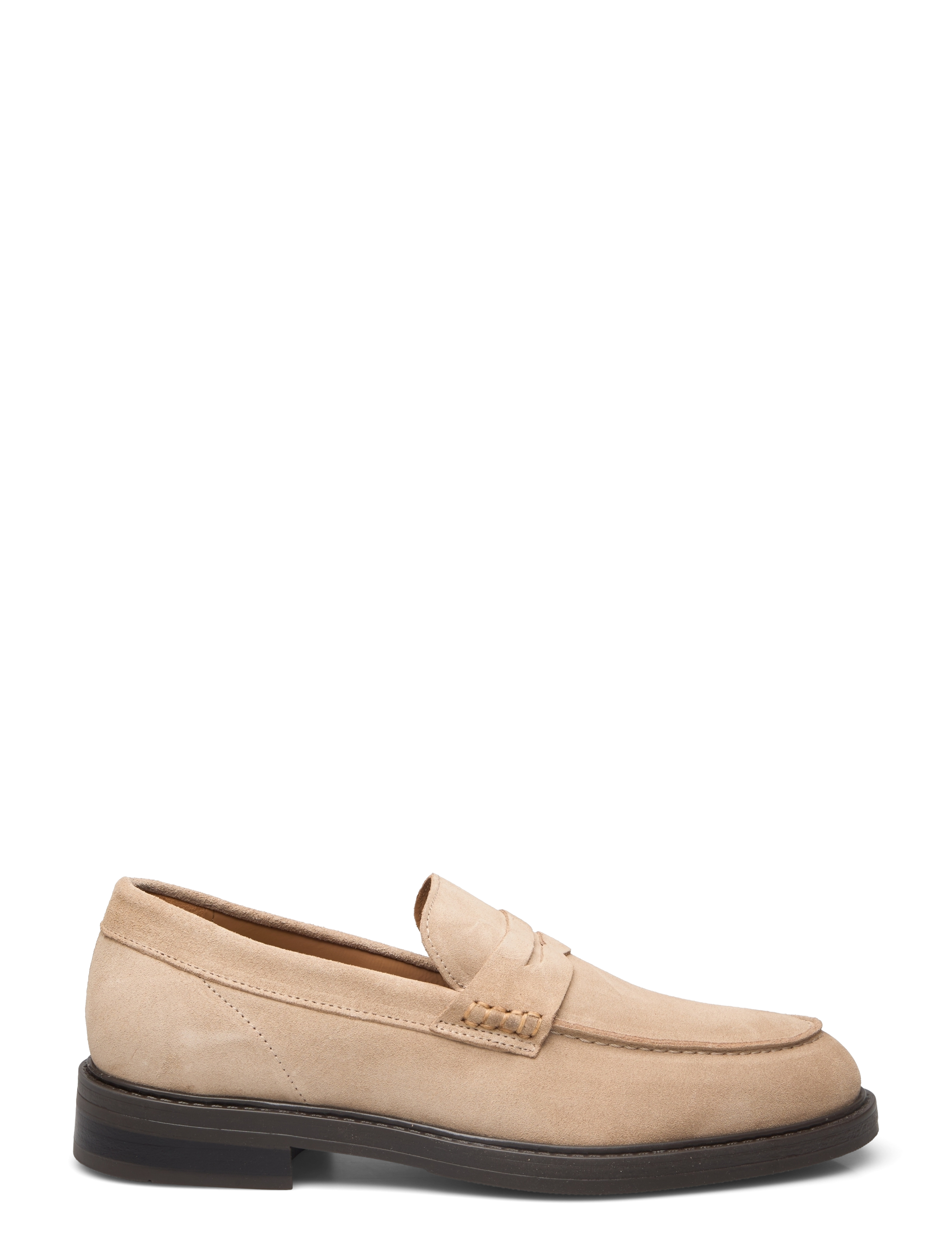 Selected - SLMBLAKE SUEDE PENNY LOAFER - nach anlass kaufen - sand - 2