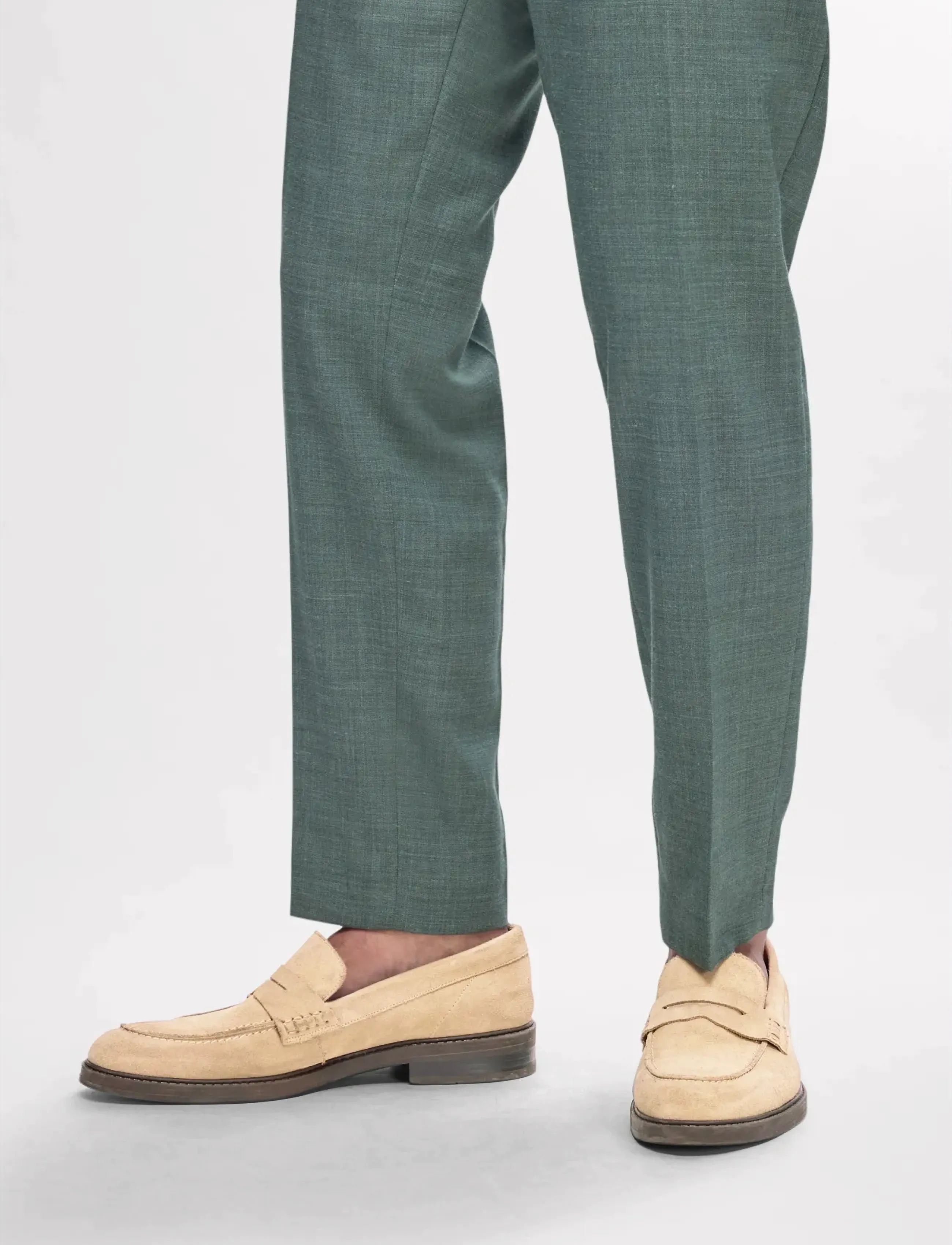SELECTED Slmblake Suede Penny Loafer finskor herr – bild 5
