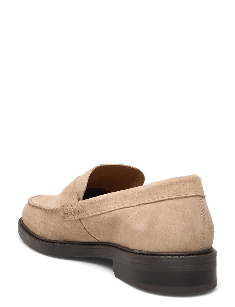Selected - SLMBLAKE SUEDE PENNY LOAFER - kollektionen - sand - 3