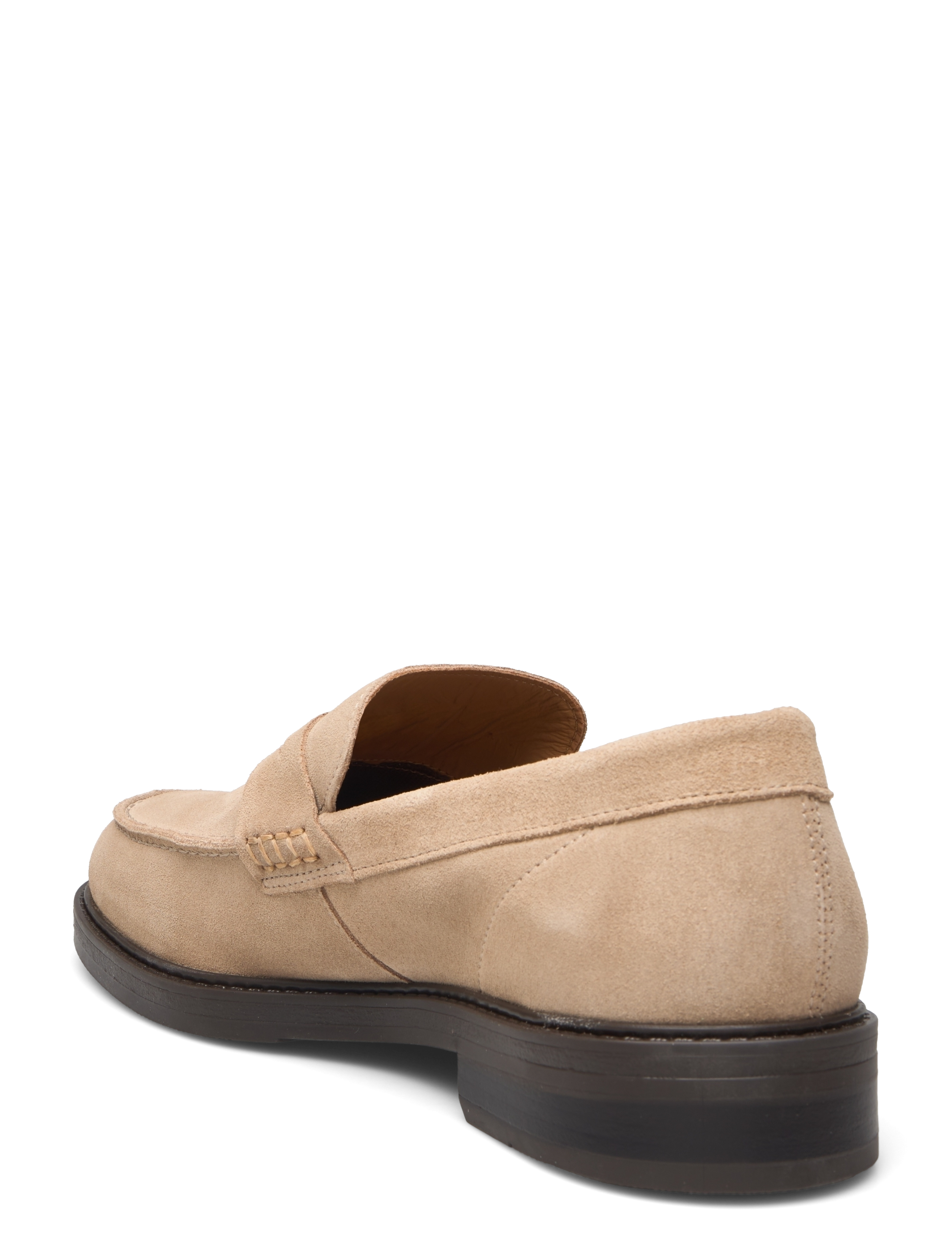 Selected - SLMBLAKE SUEDE PENNY LOAFER - nach anlass kaufen - sand - 3