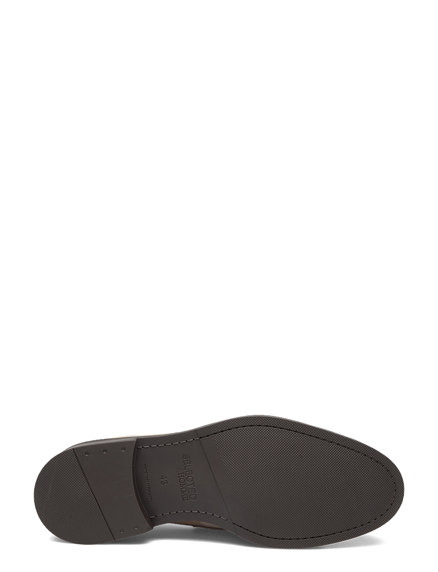 Selected - SLMBLAKE SUEDE PENNY LOAFER - nach anlass kaufen - sand - 5