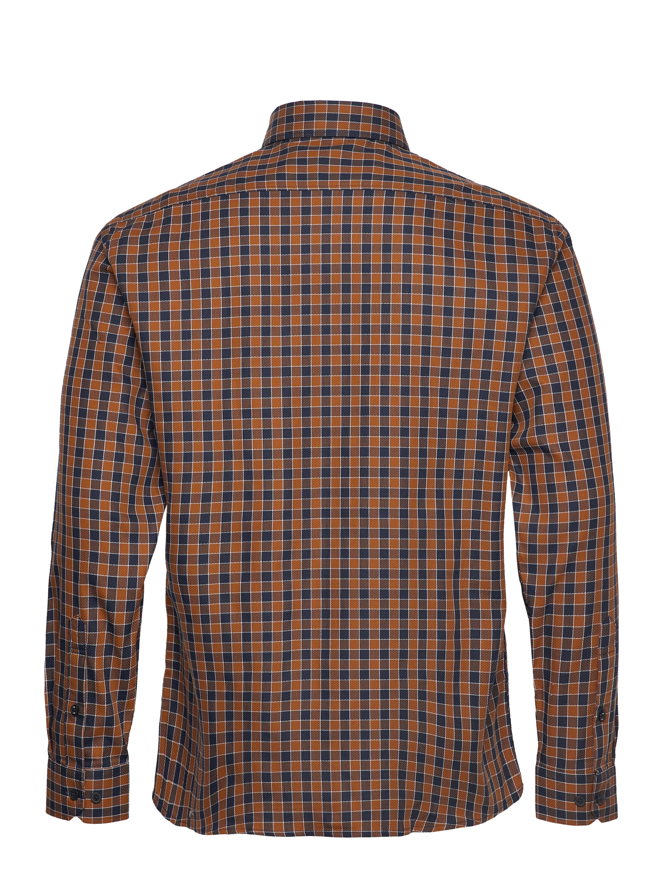 Selected - SLHREGTIMOR SHIRT LS CUT AWAY CHECK EX - rutede skjorter - coffee bean - 1
