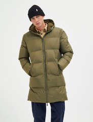 Selected Homme - SLHDAVID LONG PUFFER JACKET EX - padded jackets - dark olive - 6