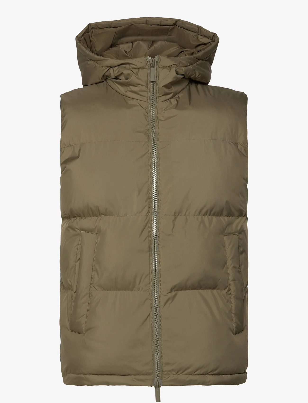 Selected Homme - SLHDAVID GILLET PUFFER JACKET EX - vestid - dark olive - 0