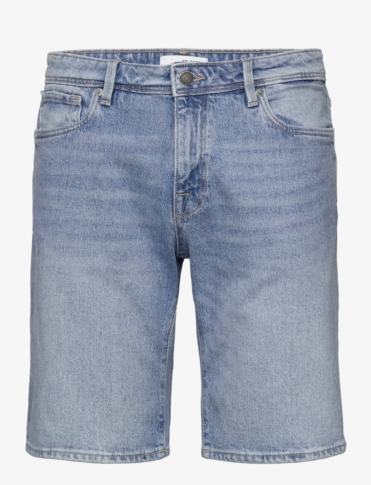 Selected Homme - SLHALEX 32307 L.BLUE WASH SHORTS W - jeans shorts - blue denim - 0