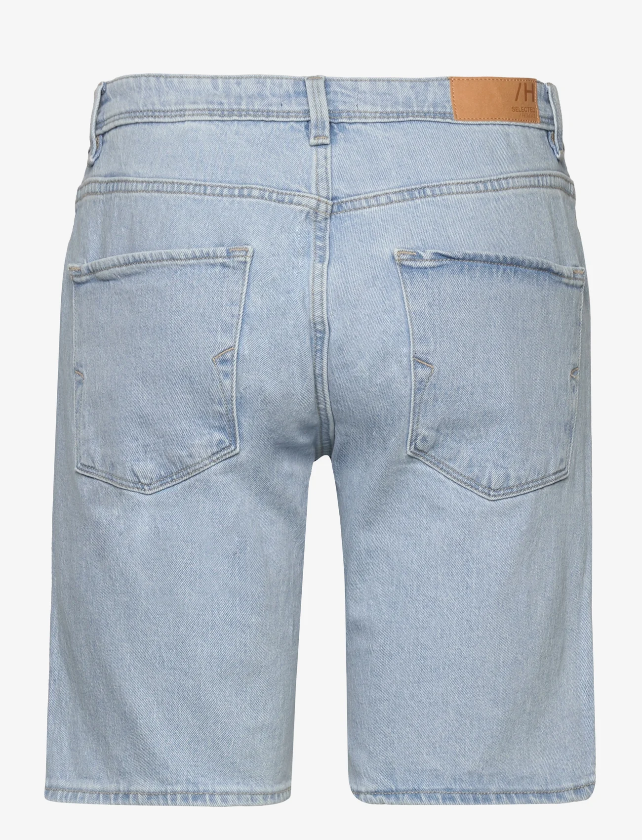 Selected Homme - SLHALEX 32308 BLEACH BLUE SHORTS W - jeans shorts - blue denim - 1