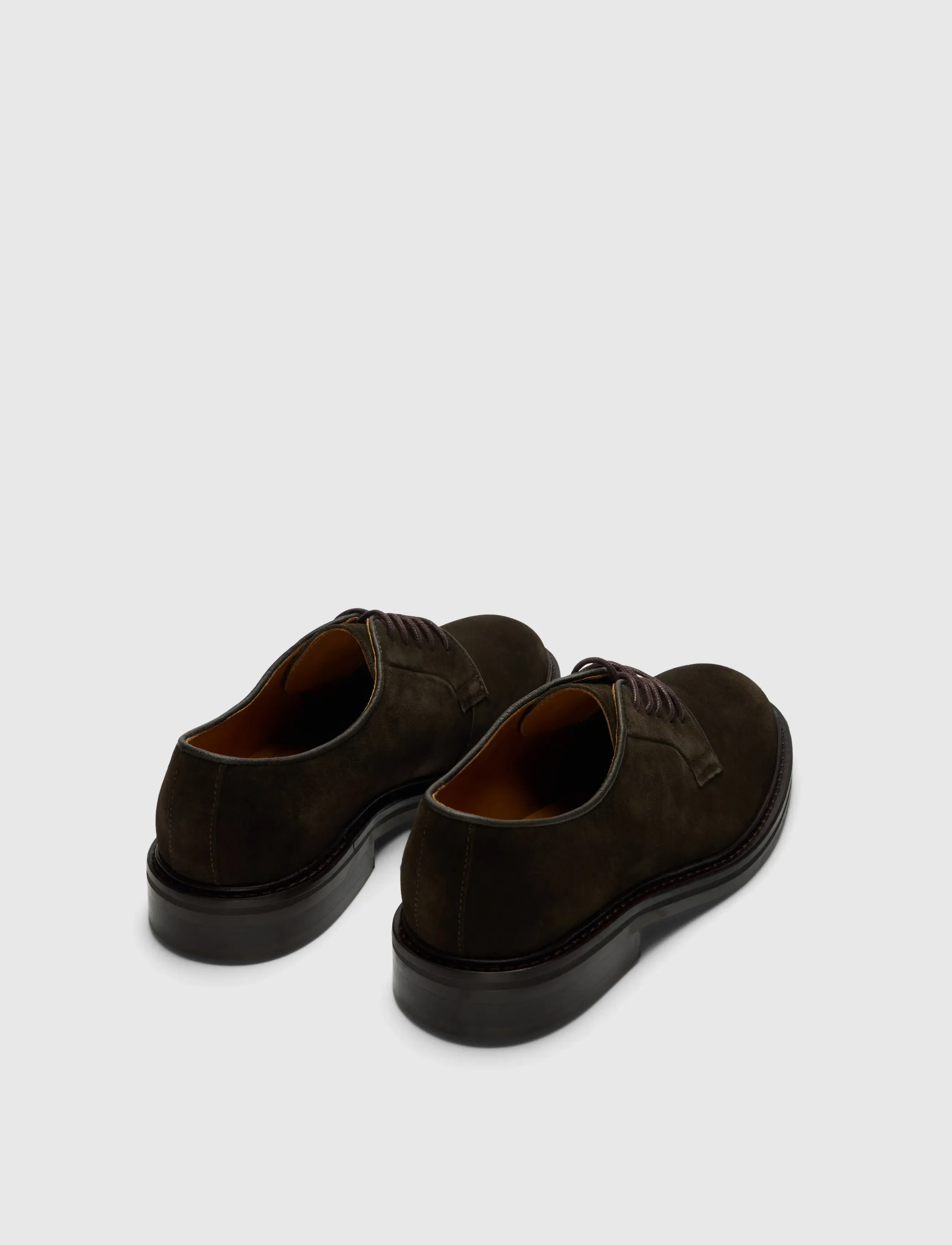 Selected - SLHCARTER SUEDE BLUCHER SHOE - derby sko - chocolate torte - 2