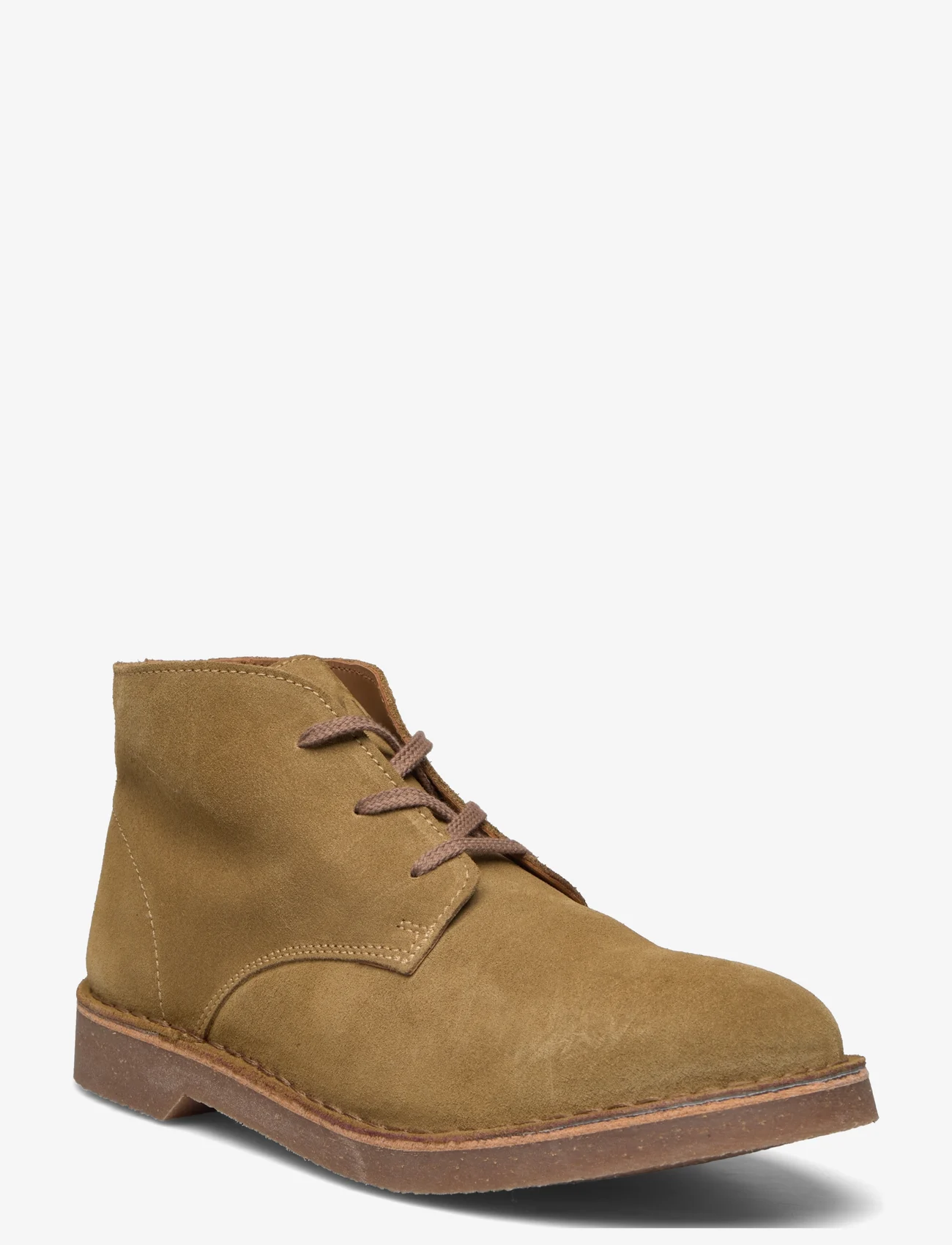Selected Homme - SLHRIGA NEW SUEDE CHUKKA BOOT B - desert boots - breen - 0