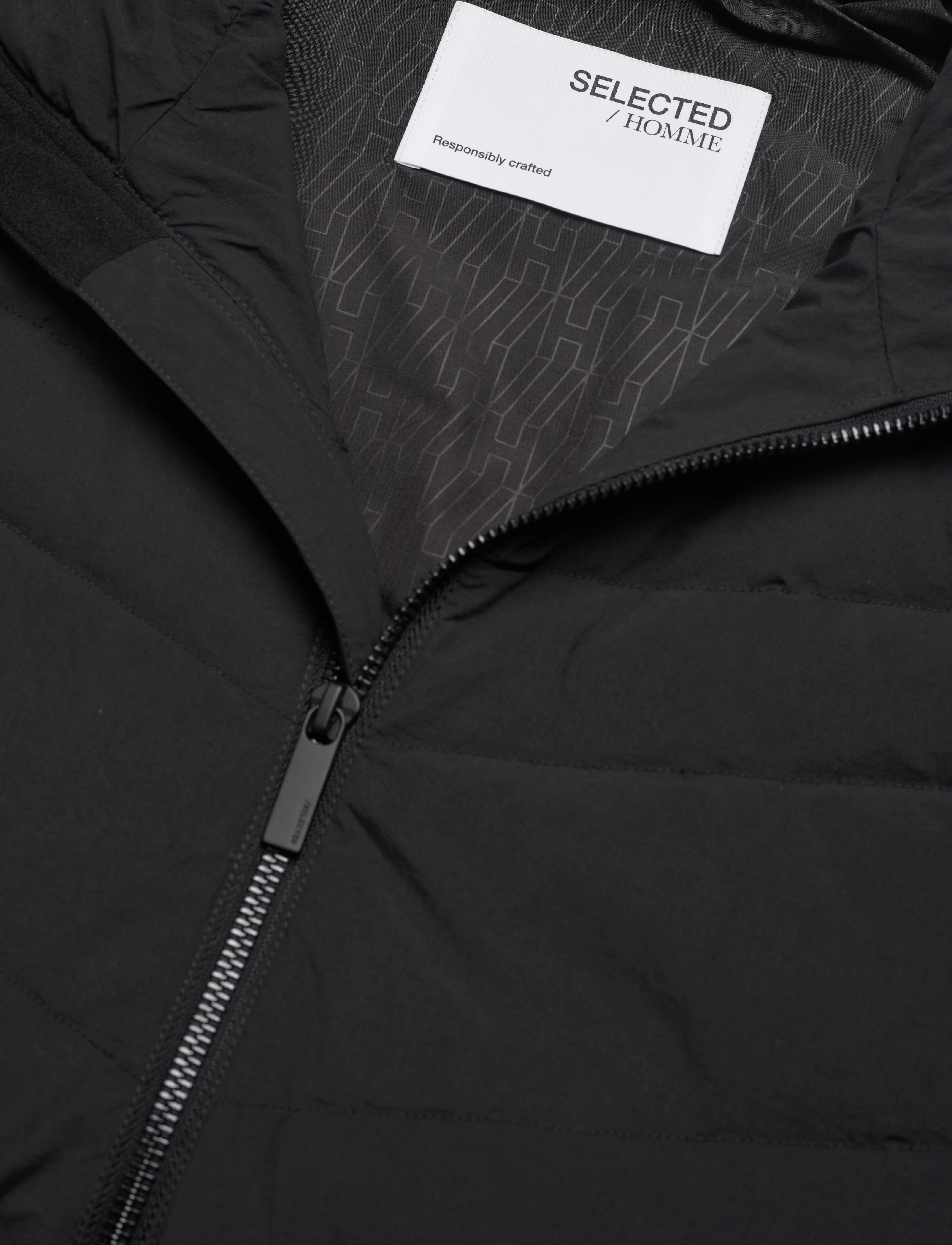 Selected Homme - SLHBERGEN PADDED GILET B - black - 2